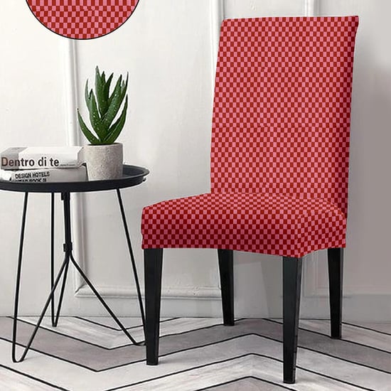 Helios Morgan Checked Dining Chair Cover