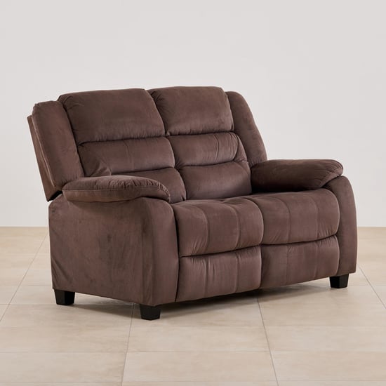 (Refurbished) Nairobi Fabric 2-Seater Sofa - Brown