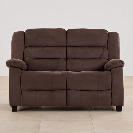 (Refurbished) Nairobi Fabric 2-Seater Sofa - Brown