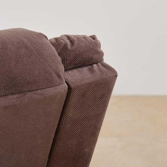 (Refurbished) Nairobi Fabric 2-Seater Sofa - Brown