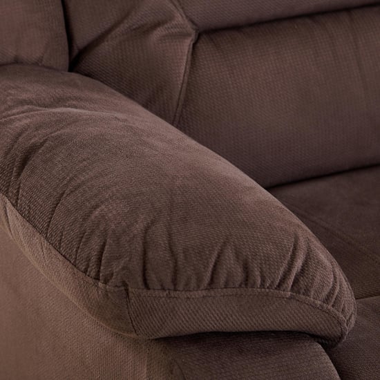 (Refurbished) Nairobi Fabric 2-Seater Sofa - Brown