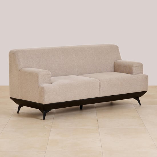 (Refurbished) Kiro Fabric 3-Seater Sofa - Beige