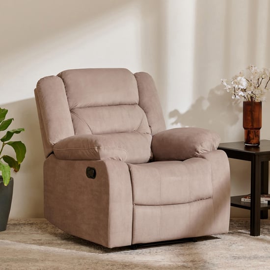 Cairo NXT Fabric 1-Seater Recliner - Beige