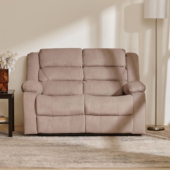 Cairo NXT Fabric 2-Seater Recliner - Beige