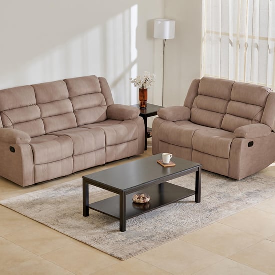 Cairo NXT Fabric 3+2 Seater Recliner Set - Beige