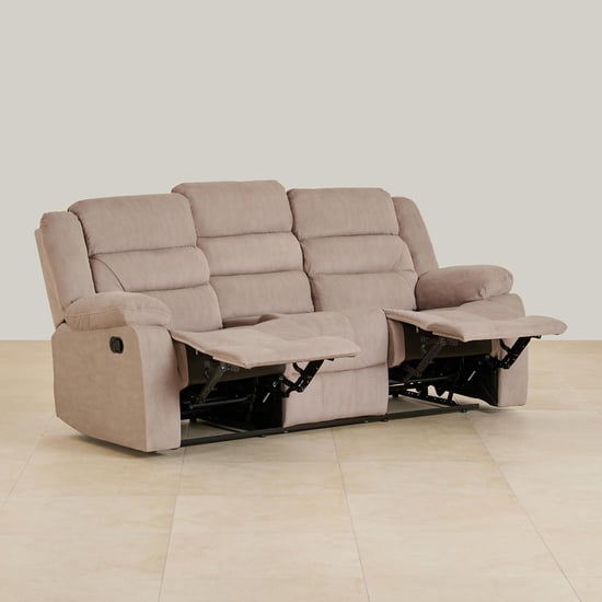 Cairo NXT Fabric 3+1+1 Seater Recliner Set - Beige