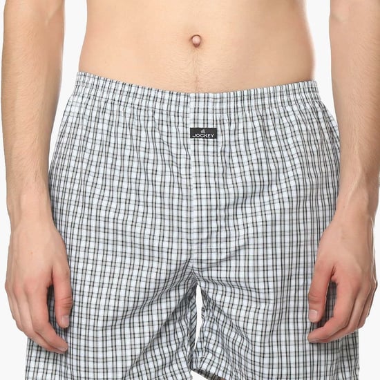 JOCKEY Checks Print Boxer - Pack of 2 - ASSORTED Colour & Design