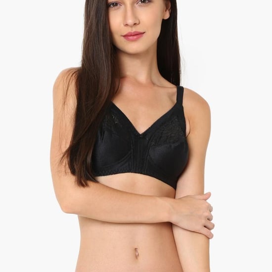 TRIUMPH Lace Trim Full-Coverage Non-Padded Non-Wired Bra