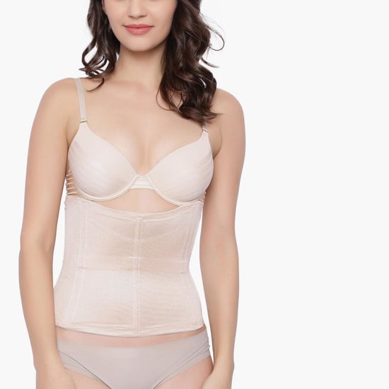 TRIUMPH Solid Cotton Blend Waist Shapewear