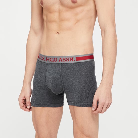 US POLO ASSN Contrast Band Cotton Boxer Briefs