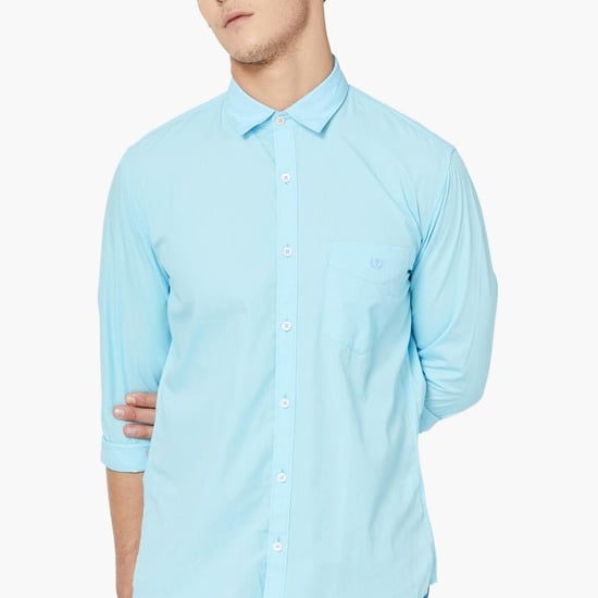 VH SPORTS Slim Fit Solid Casual Shirt   