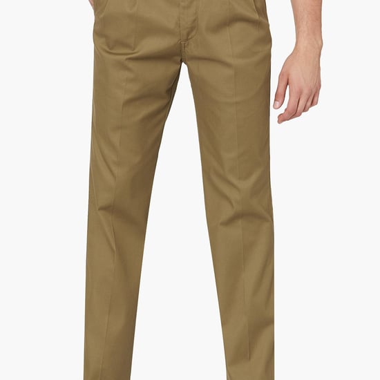 ALLEN SOLLY Flat Front Trousers