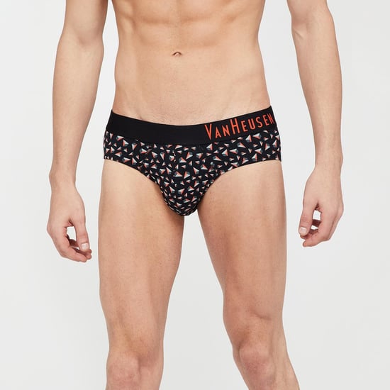 VAN HEUSEN Classic Geometric Print Hipster Briefs - ASSORTED Colour & Design