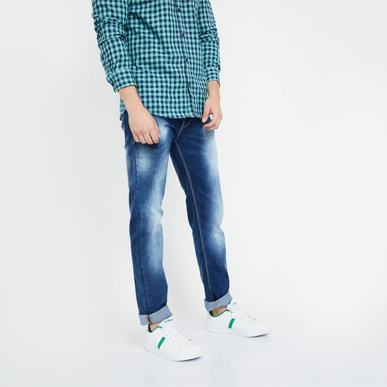 CELIO Stonewashed Slim Fit Jeans