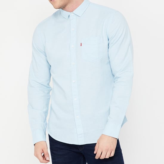 LEVI'S Solid Full Sleeves Shirt