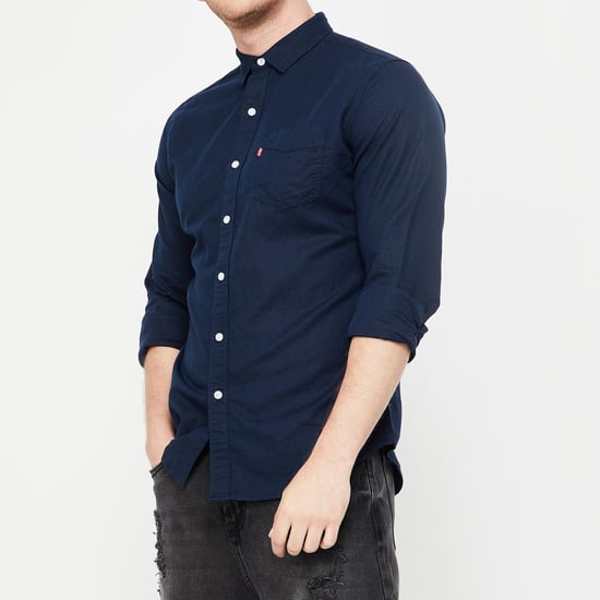 LEVI'S Solid Full Sleeves Regular Fit Shirt