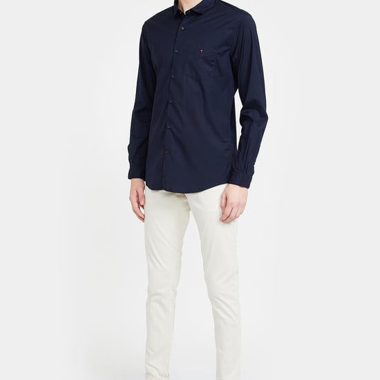 LOUIS PHILIPPE SPORT Solid Slim Fit Casual Shirt