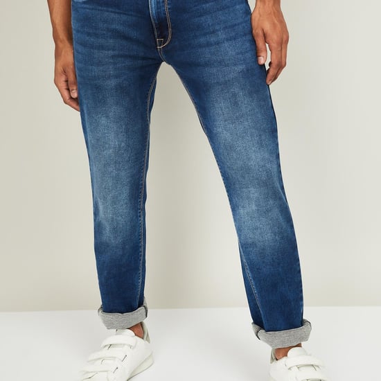 PEPE JEANS Men Tapered Vapour Dark Washed Jeans