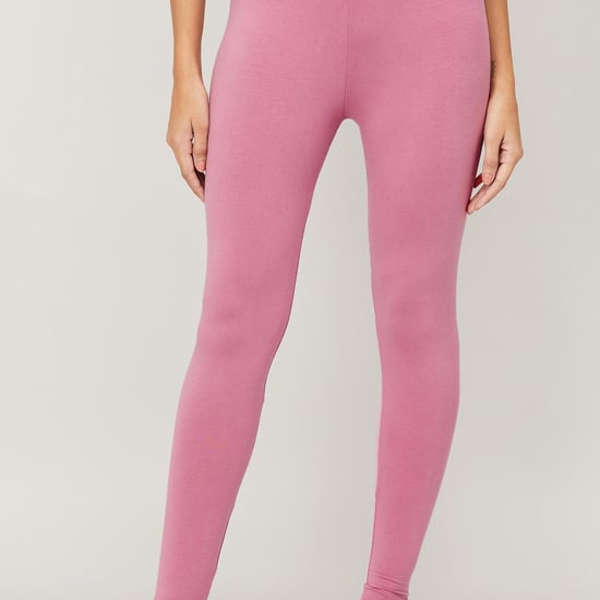 MELANGE Women Solid Elasticated Leggings