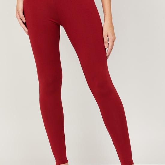 MELANGE Women Solid Elasticated Leggings
