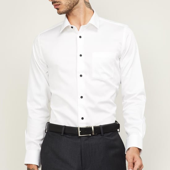 BLACKBERRYS Men Solid Slim Fit Formal Shirt
