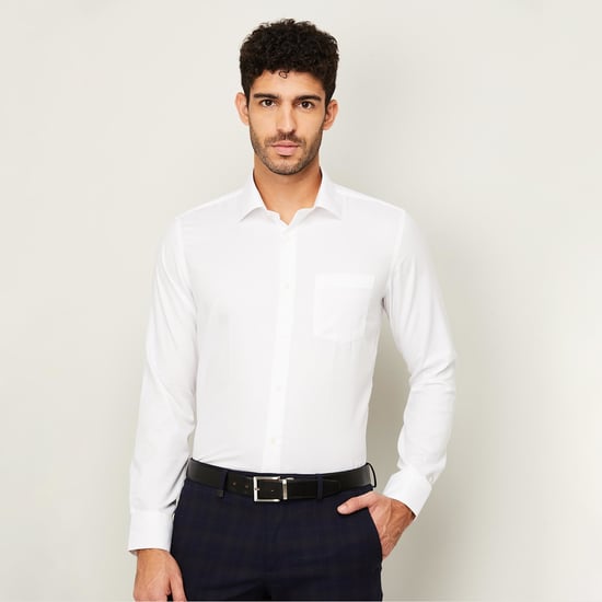 BLACKBERRYS Men Solid Slim Fit Formal Shirt