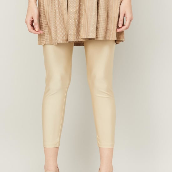 MELANGE Women Solid Regular Fit Leggings