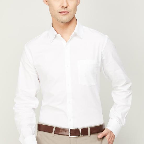 ARROW Men Solid Full Sleeves Slim Fit Formal Shirt