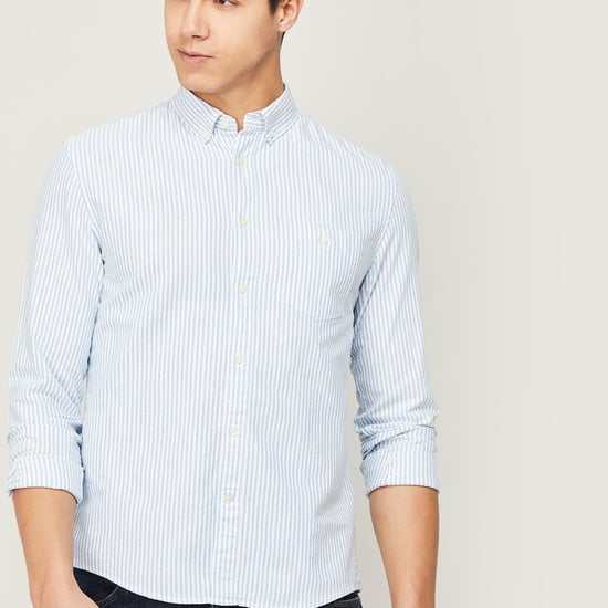 CELIO Men Striped Regular Fit Casual Shirt