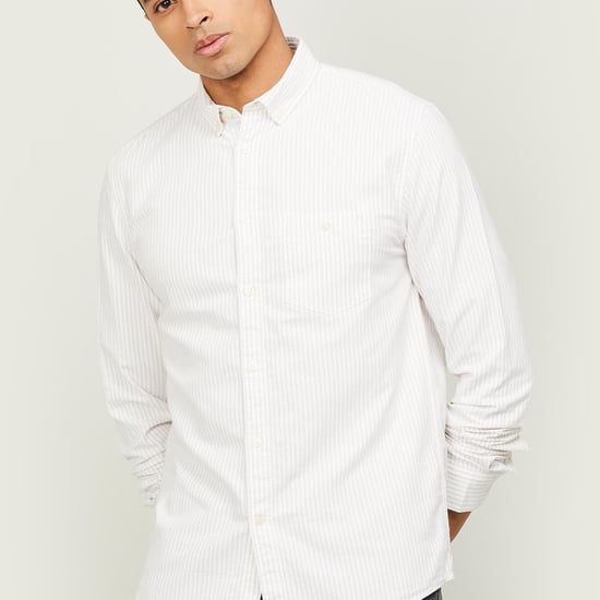 CELIO Men Striped Regular Fit Casual Shirt