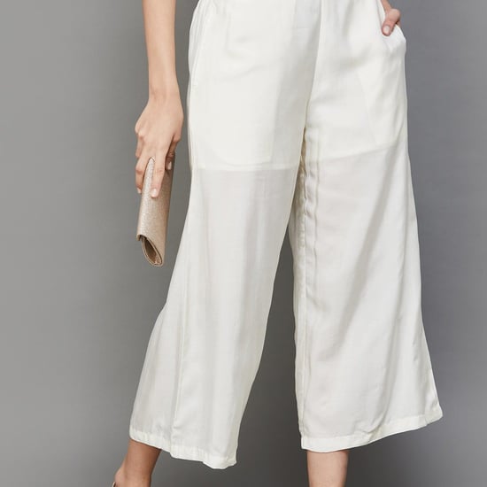 MELANGE Women Solid Palazzos