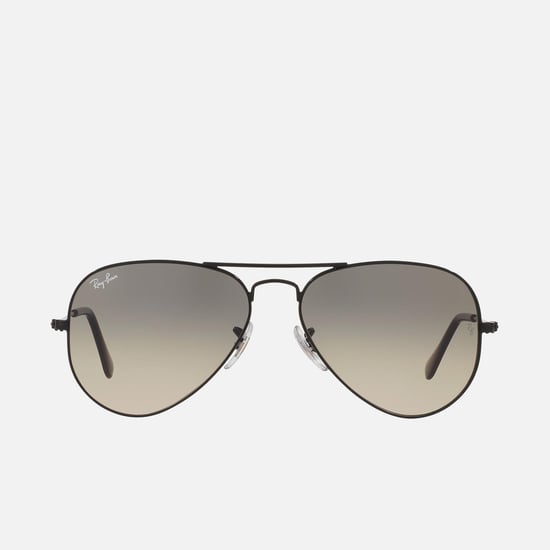 RAY-BAN Men Medium Solid Classic Aviators - 0RB3025-002-32-58