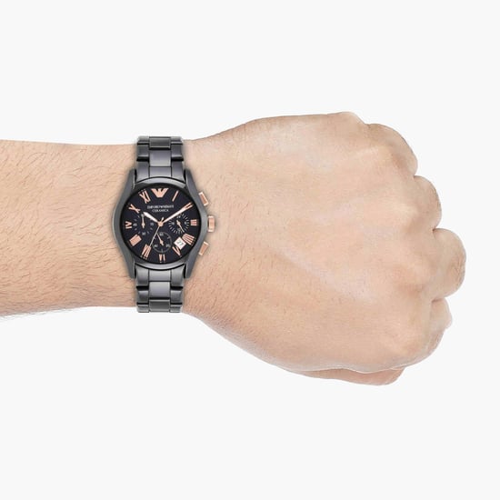 EMPORIO ARMANI Ceramica Men Chronograph Watch AR1410I