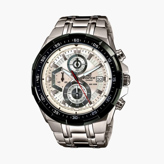 CASIO EDIFICE Men Solid Chronograph Watch with Metal Strap EX192