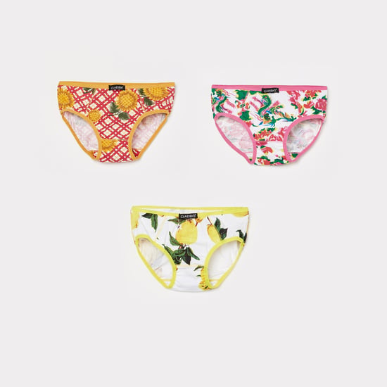 CLAESENS Girls Printed Panties- Set of 3