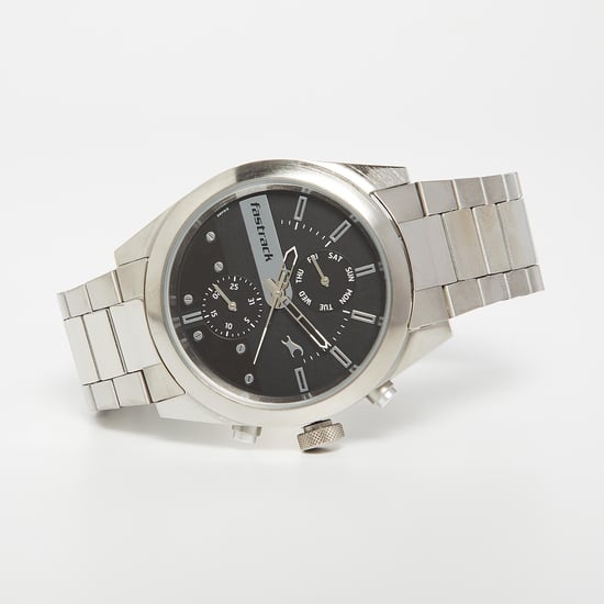 FASTRACK Men's Metal Chronograph Wristwatch 3165SM01