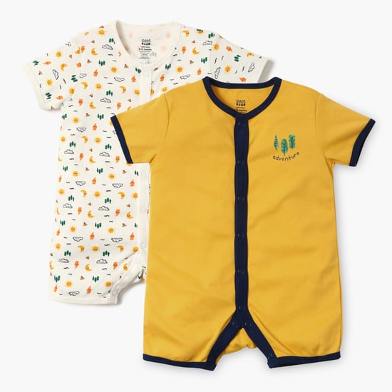 FS MINI KLUB Infant Romper Set- 2 Pcs.