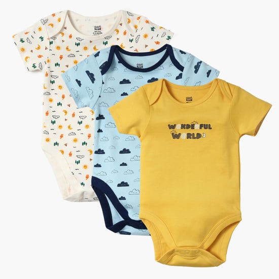 FS Mini Klub Infant Bodysuit Set- 3 Pcs.