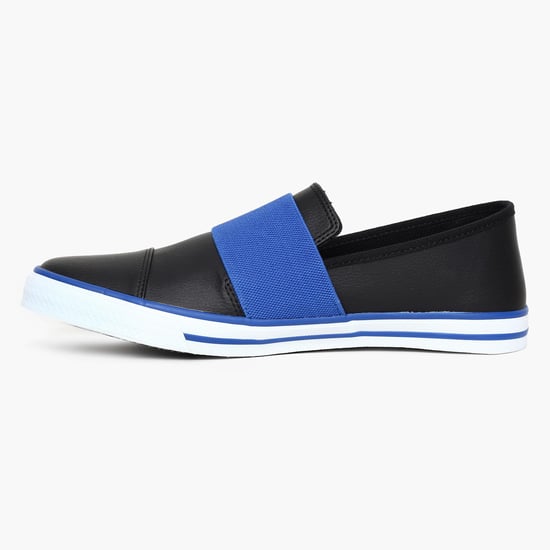 PUMA Contrast Woven Strap Alpha Slip On Shoes Black