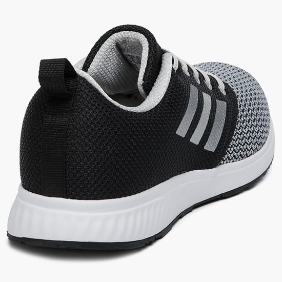 ADIDAS Textured Jeise Lace Up Running Shoes Silver