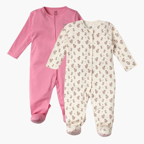 FS MINI KLUB Infant Sleepsuit Set- 2 Pcs.