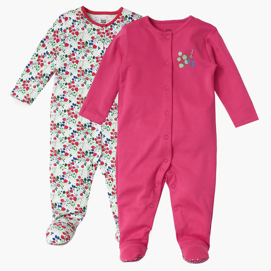 FS MINI KLUB Infant Sleepsuit Set- 2 Pcs.