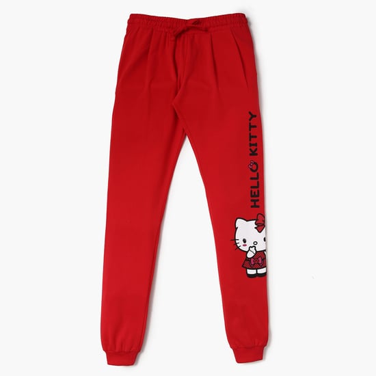 KIDSVILLE Kitty Print Joggers