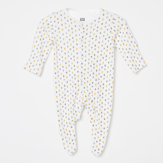 FS MINI KLUB Printed Sleepsuits - Set of 2 Pcs.