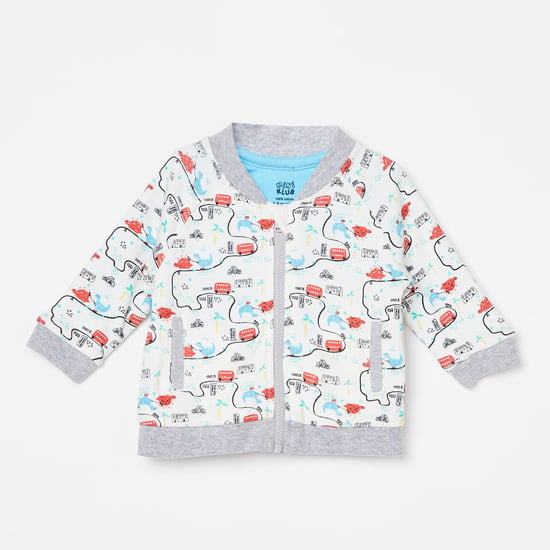 FS MINI KLUB Printed Zip-Front Sweatshirt
