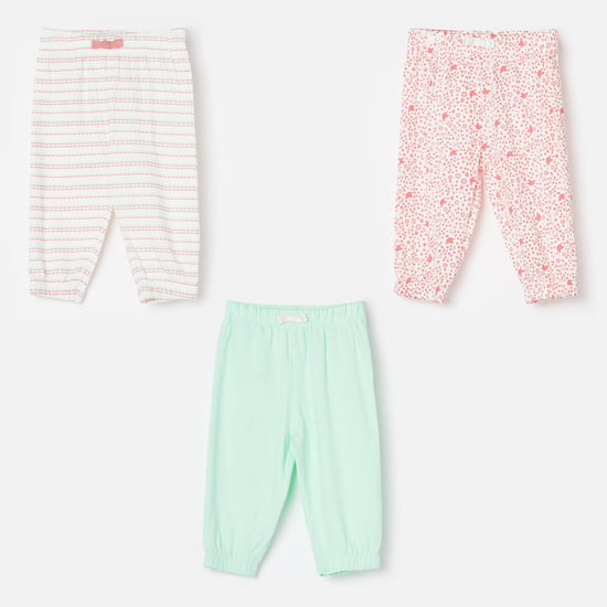FS MINI KLUB Printed Track Pants - Set of 3 Pcs.