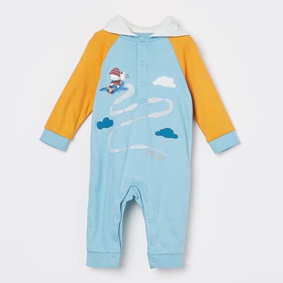 FS MINI KLUB Printed Hooded Romper