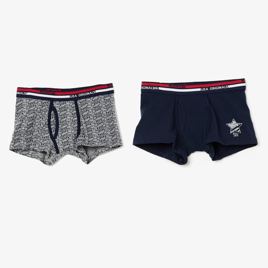 JOCKEY Printed Knitted Trunks- Set of 2 Pcs.