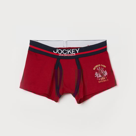 JOCKEY Boys Printed Assorted Trunks Pack of Multicolour