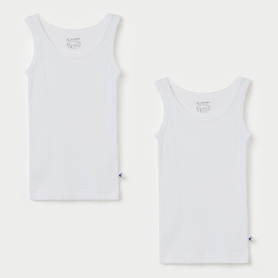 JOCKEY Solid Vests - Pack of 2 Pcs.